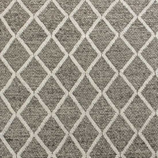 Cortico Dark Grey Diamonds 7'6" x 9'6" Rug