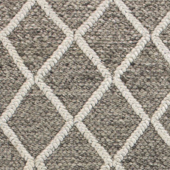 Cortico Dark Grey Diamonds 7'6" x 9'6" Rug