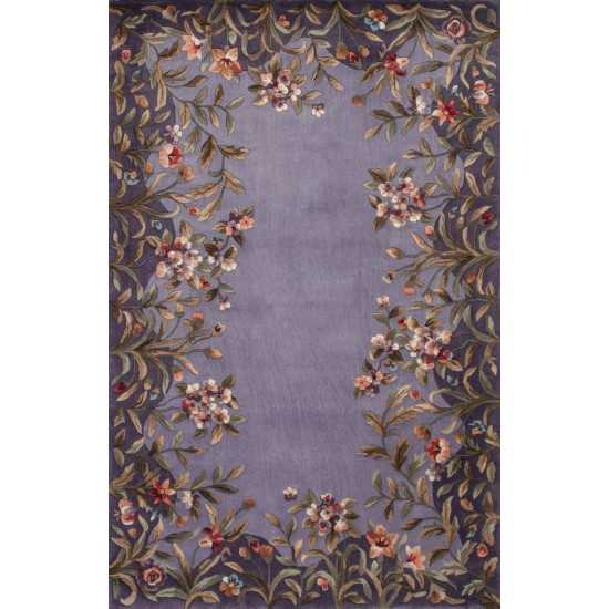 Emerald Lavender Garden 2'6" x 4'6" Rug