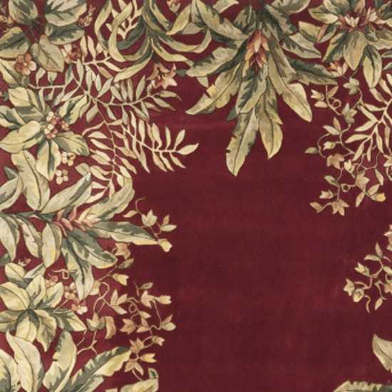 Emerald Ruby Tropical Border 9'3" x 13'3" Rug