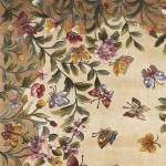 Emerald Antique Beige Butterfly Garden 2'6" x 4'6" Rug