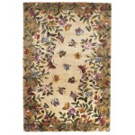 Emerald Antique Beige Butterfly Garden 8' x 11' Rug
