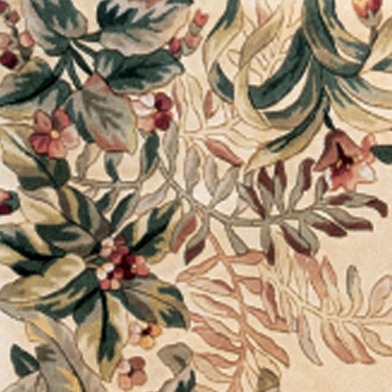 Emerald Ivory Tropical Border 2'6" x 4'6" Rug