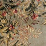 Emerald Sage Tropical Border 3'6" x 5'6" Rug