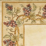 Emerald Ivory Grapes Border 2' x 3' Rug