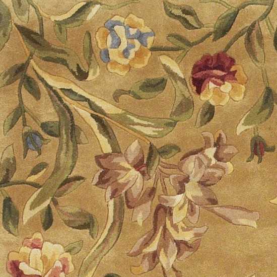 Emerald Gold Tulip Garden 2'6" x 4'6" Rug