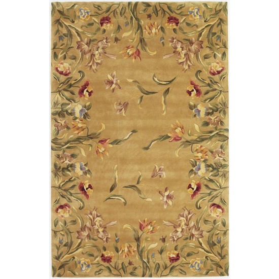 Emerald Gold Tulip Garden 9'3" x 13'3" Rug