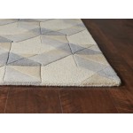 Eternity Ivory/Grey Elements 2'3" x 7'6" Runner Rug