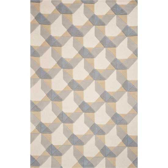 Eternity Ivory/Grey Elements 27" X 45" Rug