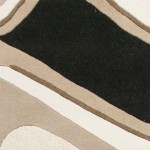 Eternity Black/Beige Waves 8' x 10'6" Rug