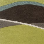 Eternity Lime/Mocha Landscapes 2'3" x 7'6" Runner Rug