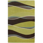 Eternity Lime/Mocha Landscapes 27" X 45" Rug