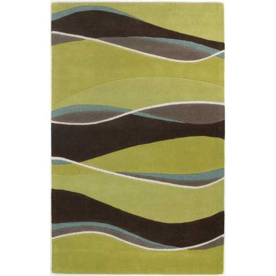 Eternity Lime/Mocha Landscapes 27" X 45" Rug