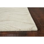 Eternity Ivory Waves 2'3" x 7'6" Runner Rug