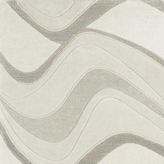 Eternity Ivory Waves 2'3" x 7'6" Runner Rug