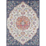 Evolution Ivory/Navy Farrah 5'3" x 7'3" Rug