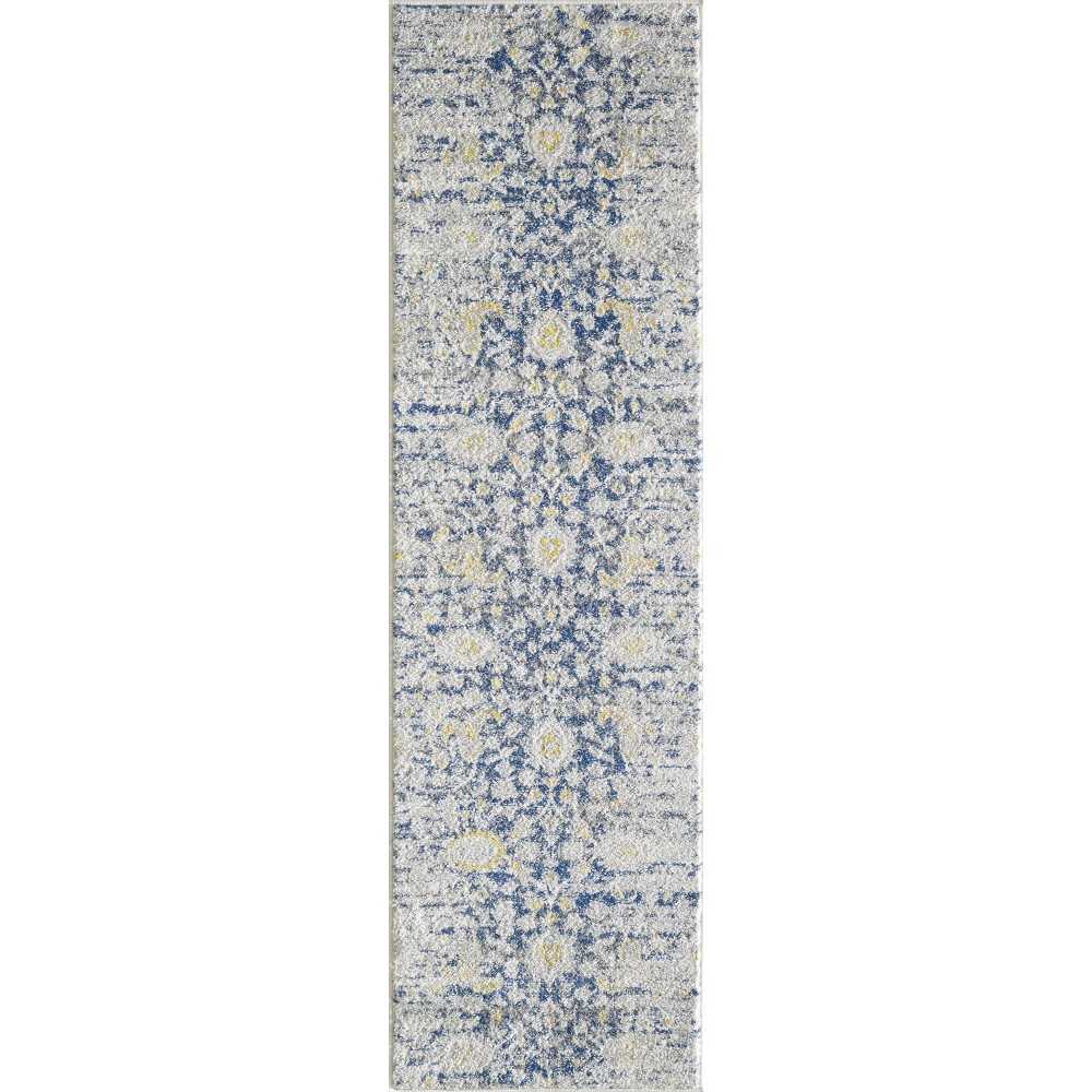 Evolution Blue/Grey Paradiso 2' x 7' Runner Rug