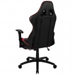 X30 Gaming Chair Racing Office Ergonomic Computer Chair with Fully Reclining Back and Slide-Out Footrest in Red LeatherSoft