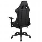 X20 Gaming Chair Racing Office Ergonomic Computer PC Adjustable Swivel Chair with Reclining Back in Gray LeatherSoft