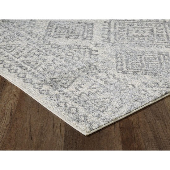 Evolution Ivory/Grey Calypso 2' x 7' Runner Rug