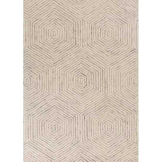 Gramercy Ivory Honeycomb 27" X 45" Rug