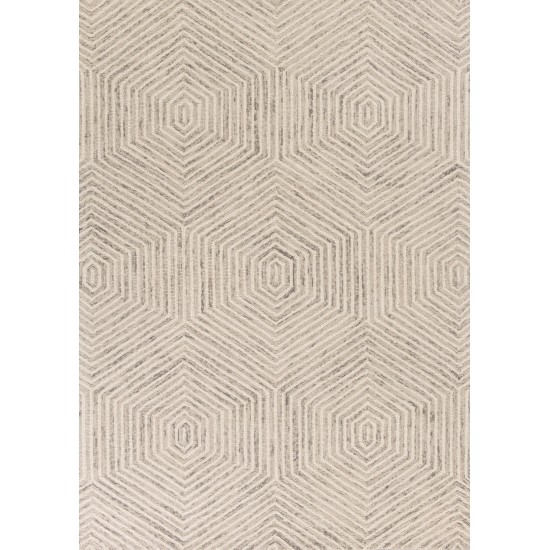 Gramercy Ivory Honeycomb 3'3" x 5'3" Rug