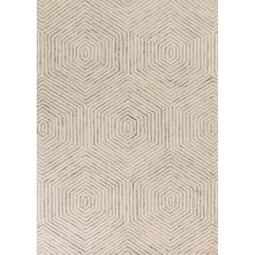 Gramercy Ivory Honeycomb 3'3" x 5'3" Rug