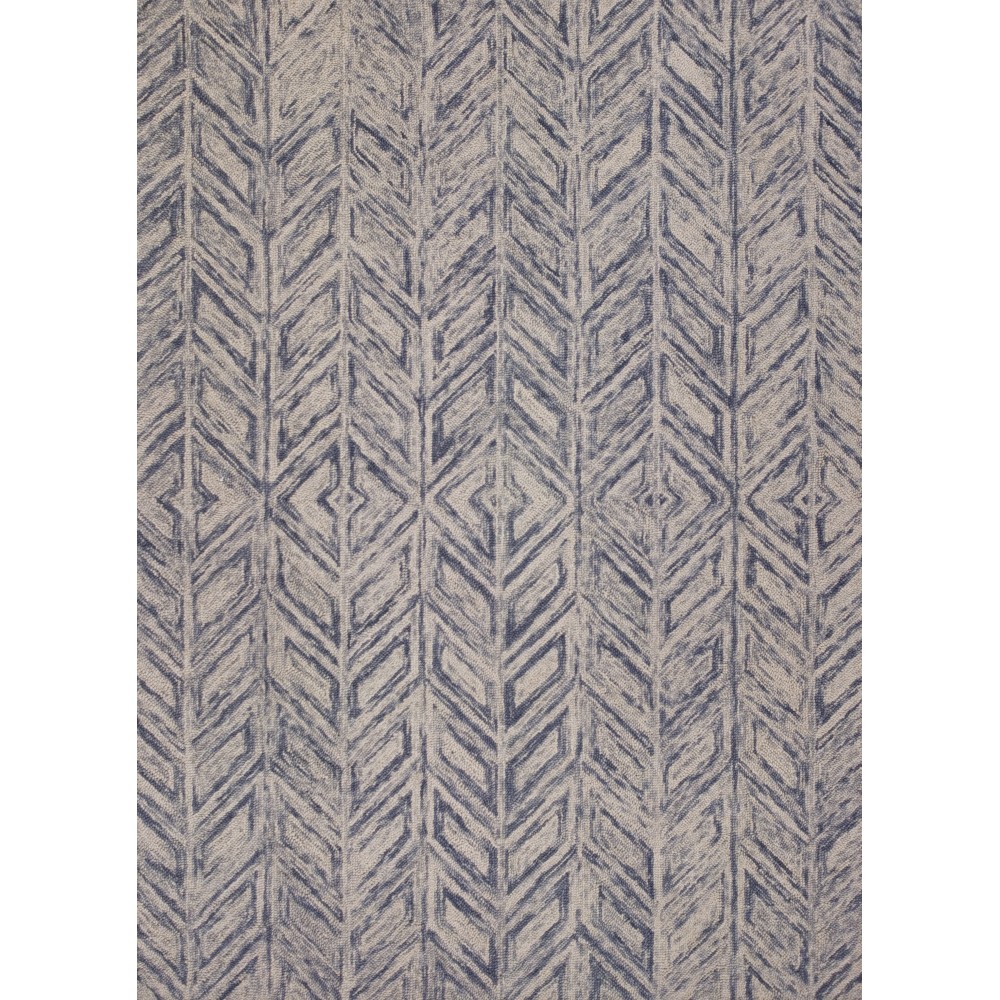 Gramercy Blue Hither Herringbone 27" X 45" Rug