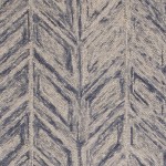 Gramercy Blue Hither Herringbone 27" X 45" Rug