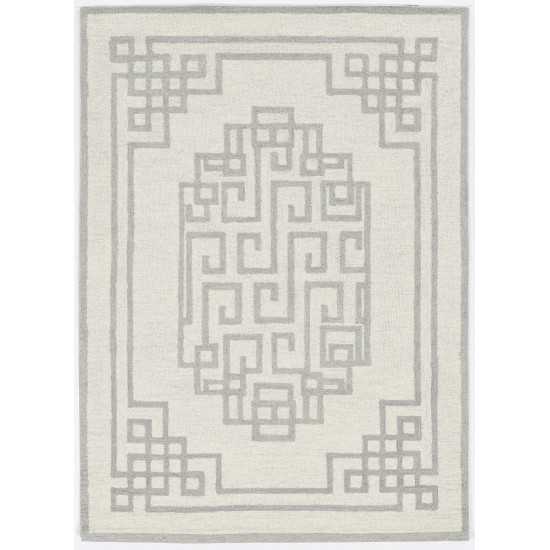 Gramercy Ivory Grey Maysville 3'3" x 5'3" Rug