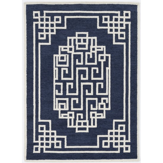 Gramercy Navy Ivory Maysville 3'3" x 5'3" Rug