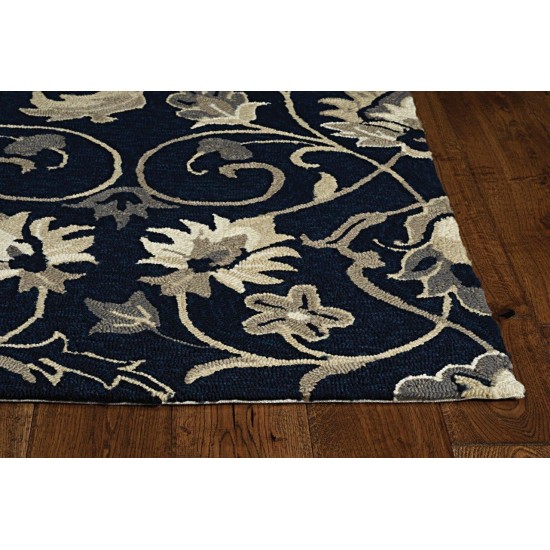 Harbor Navy Manor 3'3" x 5'3" Rug