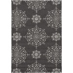 Harbor Charcoal Courtyard 2' x 3' Rug