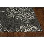 Harbor Charcoal Courtyard 2' x 3' Rug