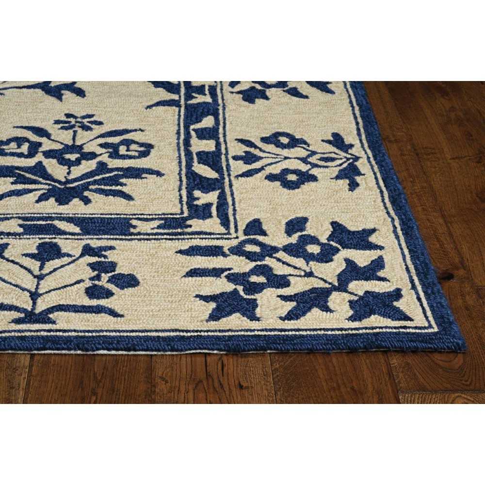 Harbor Sand/Blue Haven 7'6" Round Rug