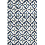 Harbor Ivory/Blue Mosaic 3\'3" x 5\'3" Rug