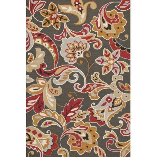 Harbor Taupe Flora 2' x 3' Rug