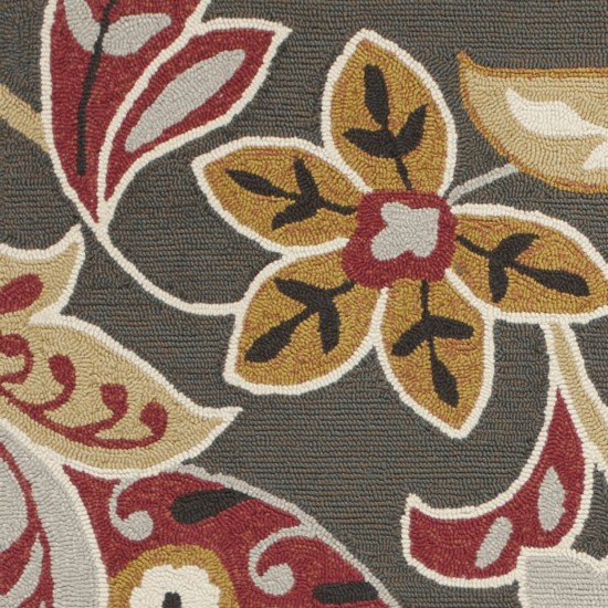 Harbor Taupe Flora 2' x 3' Rug