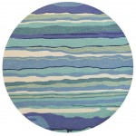 Harbor Ocean Lagoon 7'6" Round Rug