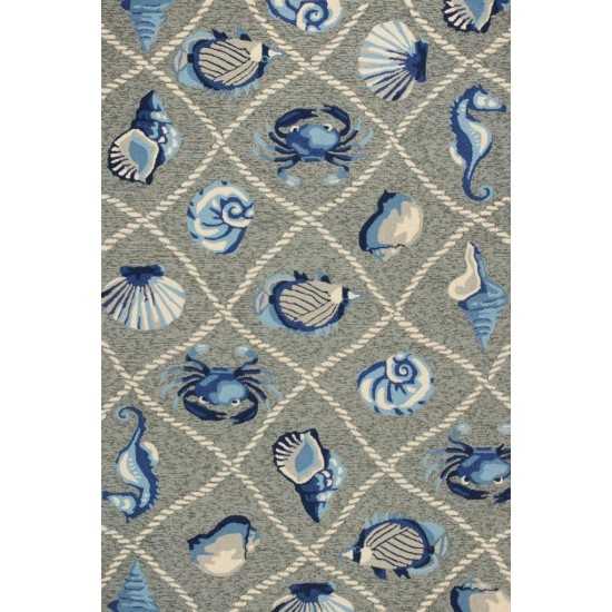 Harbor Grey Seaside 2' x 3' Rug