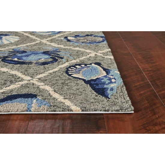 Harbor Grey Seaside 2' x 3' Rug