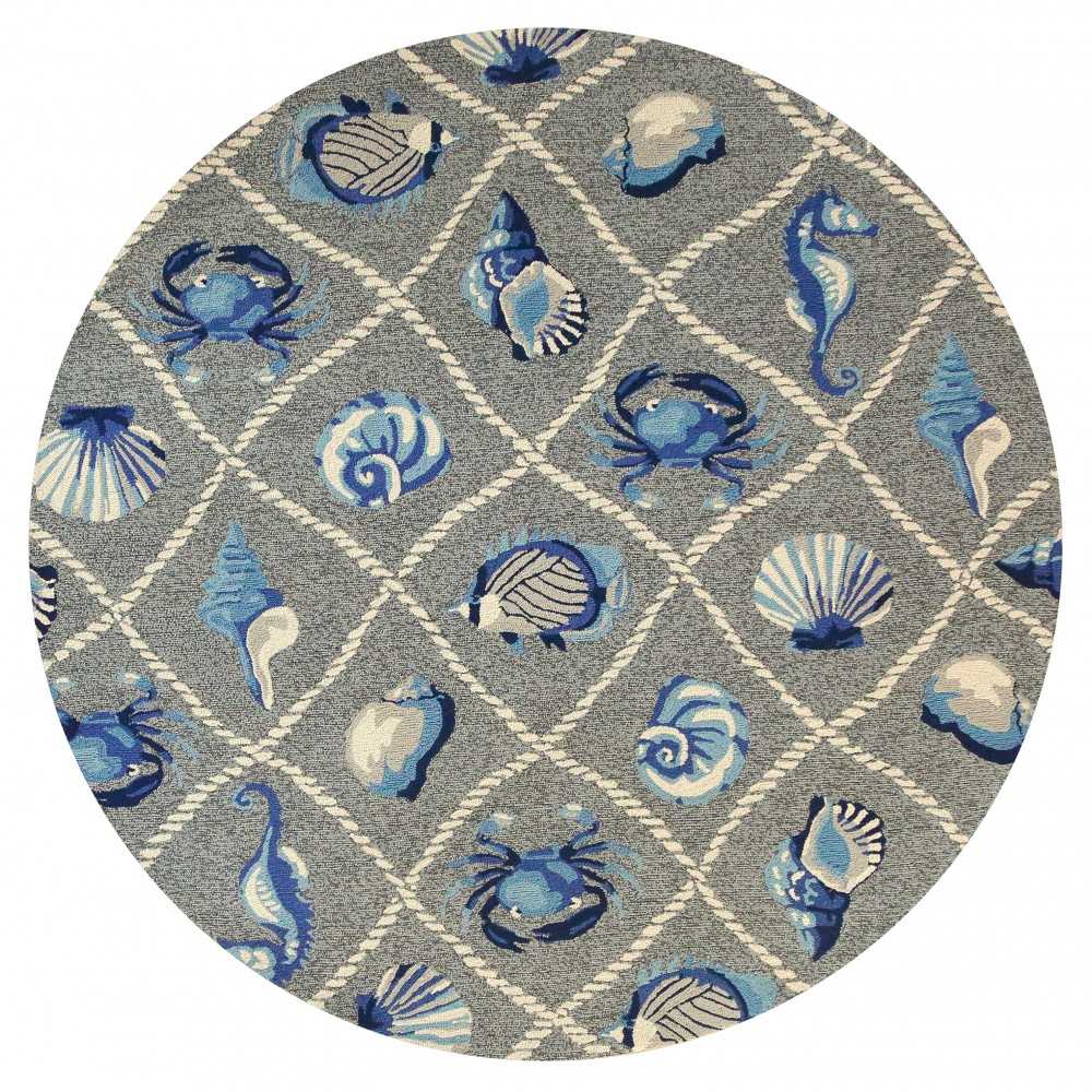 Harbor Grey Seaside 7'6" Round Rug Harbor Grey Seaside 7'6" Round Rug