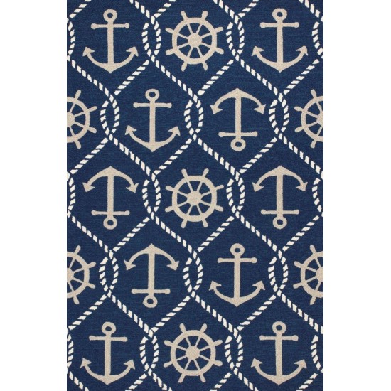 Harbor Navy Marina 3'3" x 5'3" Rug