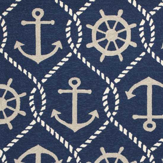 Harbor Navy Marina 3'3" x 5'3" Rug
