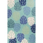 Harbor Turquoise Palms 5\' x 7\'6" Rug