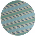 Harbor Ocean Stripes 7'6" Round Rug