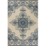 Harbor Ivory/Blue Serafina 3'3" x 5'3" Rug