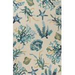 Harbor Ivory/Blue Oceana 2' x 3' Rug