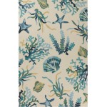 Harbor Ivory/Blue Oceana 3'3" x 5'3" Rug