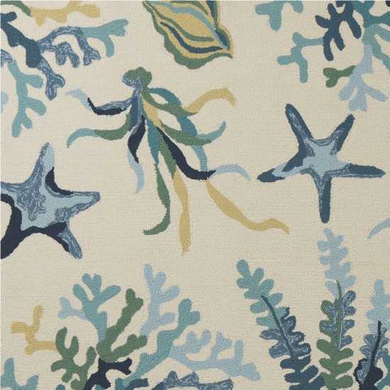 Harbor Ivory/Blue Oceana 3'3" x 5'3" Rug